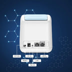 WAVLINK WN535M2 For Home Office 2pcs Mesh Wireless Router AC1200 Dual Band WiFi Signal Booster, US Plug, UK Plug, EU Plug, AU Plug