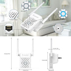 WAVLINK WN578W2 For Home Office N300 WiFi Wireless AP Repeater Signal Booster, US Plug, EU Plug, UK Plug, AU Plug