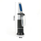 Alcohol Refractometer Sugar Grape Wine Concentration 0~25% Alcohol 0~40% Brix Tester Meter ATC Handheld Tool RZ121