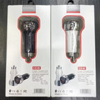 YSY-310PD 38W PD20W USB-C + QC3.0 18W USB Dual Port Fast Car Charger, YSY-310PD Black, YSY-310PD White
