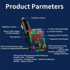 P3 Car Bluetooth Hands-Free AUX Audio Car MP3 Player FM Transmitter PD Fast Charger, P3
