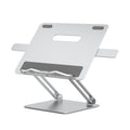 AP-2DB With Book Clips Portable Folding Laptop Adjustable Hollow Heat Dissipation Stand, AP-2DB