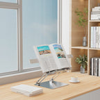 AP-2DB With Book Clips Portable Folding Laptop Adjustable Hollow Heat Dissipation Stand, AP-2DB