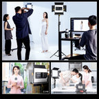 VLOGLITE W660S For Video Film Recording 3200-5600K Lighting LED Video Light with Tripod, US Plug, UK Plug, EU Plug