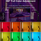 VLOGLITE W150RGB-II With LCD Display RGB Video Light Handheld Light Stick LED Video Light, W150RGB-II