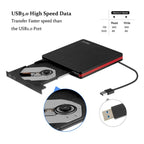 BT669 USB3.0 Laptop CD / DVD Burner Player Optical Drive Case External DVD Drive Enclosure, BT669