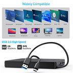 BT668 Readable TF / SD Card USB Multi-Function CD Disc Player External Optical Drive DVD Burner, BT668