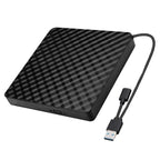 BT699 USB / Type-C External Optical Drive Case Laptop DVD Burner Portable Slim Disc Player, BT699