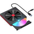 048 Type-C Optical Drive Portable DVD-RW External USB Optical Drive Laptop DVD Burner, 048