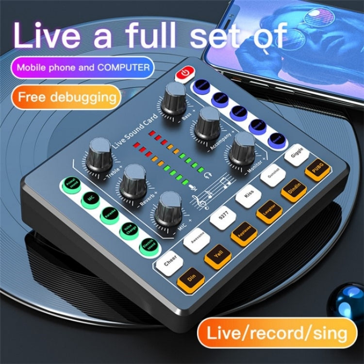 BM800 Live Sound Card with Condenser Microphone Kit