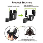 D03 For Drink Bottle Snack Car Cup Holder Expander Adjustable Dual Round Car Cup Holder, D03