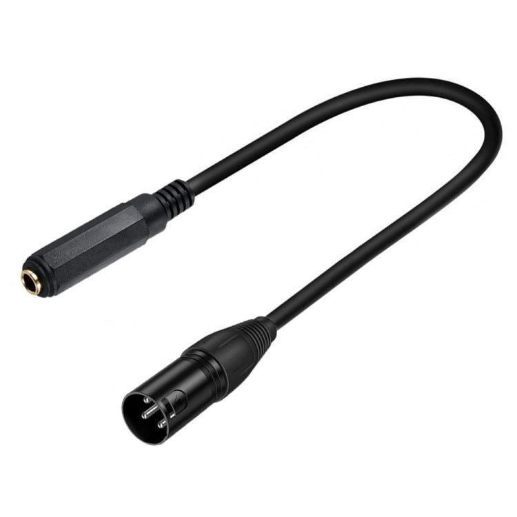 JUNSUNMAY Speaker Audio Amplifier Connection Cable, Length: 50cm, 6.35mm Female to XLR Male, 6.35mm Female to XLR Female