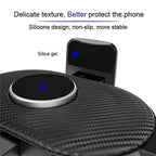 D40+105+K5 Carbon Fiber Texture Car Suction Cup Telescopic Arm Phone Holder Windshield Dashboard, D40+105+K5