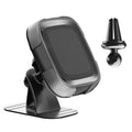 C18 With Air Vent Clip Car Adhesive Dashboard Mount Magnetic Phone Holder Bracket, C18