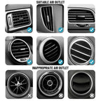 C18 With Air Vent Clip Car Adhesive Dashboard Mount Magnetic Phone Holder Bracket, C18