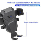 D25+105+K5 Auto Locking Car Phone Clip Telescopic Suction Cup Dashboard Phone Mount Holder