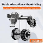 D25+105+K5 Auto Locking Car Phone Clip Telescopic Suction Cup Dashboard Phone Mount Holder