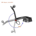 ES33 Car Mobile Phone Holder Bracket Carbon Fiber 360 Degree Rotation Suction Cup Mount, ES33 (Black), ES33 (Red)