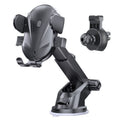 D-43+128+120 Multi-functional Car Air Vent Dashboard Telescopic Suction Cell Phone Mount, D-43+128+120