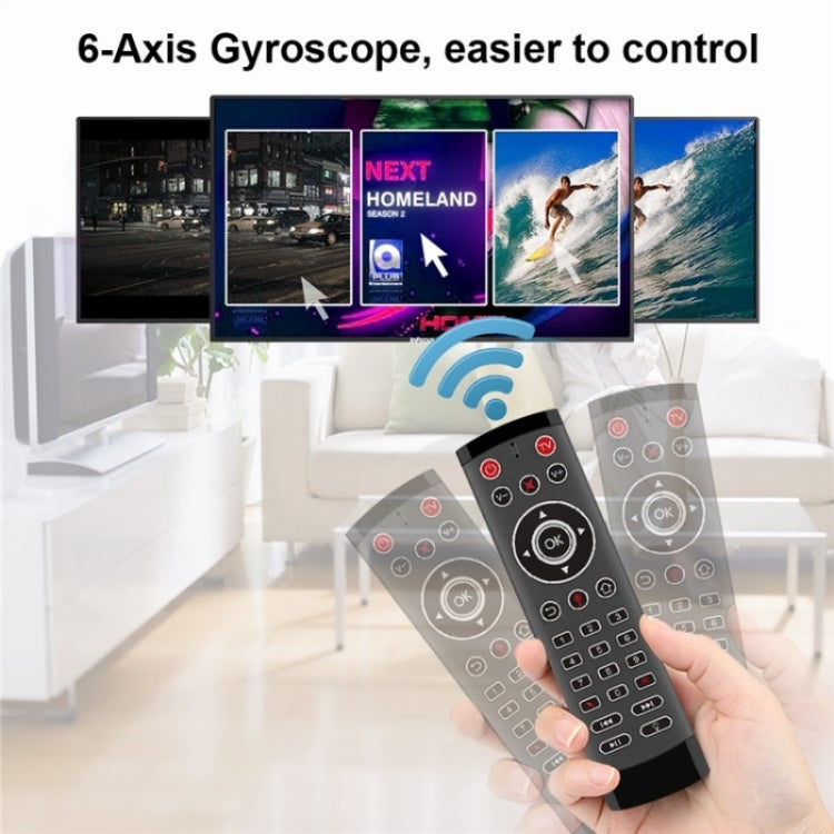 T1-PRO-L With IR Learning and Backlight Smart Wireless Air Mouse Remote Control, T1-PRO-L