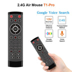 T1-PRO-TV With Microphone Android TV Box 2-Key IR Function Air Mouse Smart Remote Control, T1-PRO-TV
