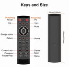 T1-PRO-TV With Microphone Android TV Box 2-Key IR Function Air Mouse Smart Remote Control, T1-PRO-TV