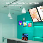 ID32 Advertising Desktop Dynamic Alarm Clock Pixel Screen Display IDM Art Cyberpunk Style Cartoon Screen, ID32