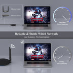 WAVLINK NWU327GC LAN Network Cable Converter Type-C to RJ45 Gigabit Ethernet Adapter, NWU327GC