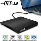 663 High Speed CD DVD Burner USB3.0 Computer Laptop External Optical Drive Burner, 663