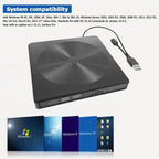 YJ895 High Speed DVD Burner Type-C Computer Laptop External Optical Drive Burner, YJ895