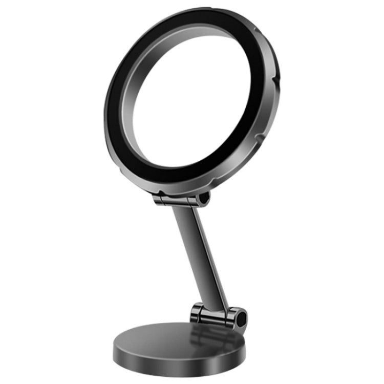 G118 1080-Degree Rotating Folding Magnetic Phone Holder Dashboard Suction Cup Car Mount, G118 (Gray), G118 (Silver)