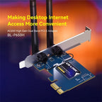 LB-LINK BL-P650H PCI-E 2.4G / 5G Dual-band Computer Wireless Network Adapter AC Network Card, BL-P650H