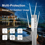 WAVLINK WN572HE4D AC1200 4G LTE WiFi Dual Band 4 Detachable Antennas Router, US Plug, UK Plug, AU Plug, EU Plug
