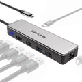 WAVLINK UHP3413 6 in 1 4K Thunderbolt 3 Type-C Devices Hub Adapter USB-C Docking Station, UHP3413