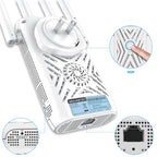 WAVLINK WN579A3 Home WiFi Extender 1200Mbps 2.4GHz / 5GHz Dual Band AP Wireless Router, US Plug, UK Plug, EU Plug, AU Plug