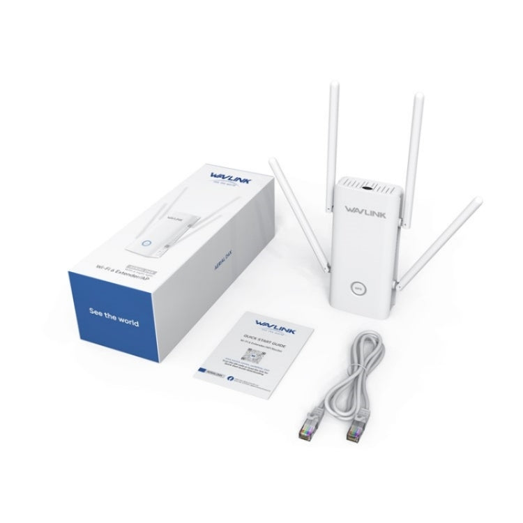 WAVLINK WN583AX1 Ethernet Port AX1800 WiFi6 1.8Gbps Dual Band WiFi Booster Wireless Router, US Plug, UK Plug, EU Plug, AU Plug