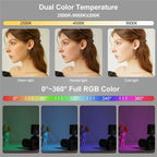 VLOGLITE T64RGB Mini Pocket Beauty Light Portable RGB Fill Light Cell Phone Camera Video Fill Light, T64RGB