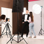 VLOGLITE P100 Professional Photography Video Fill Light 100W High Powerful Bright COB LED Light, US Plug, UK Plug, EU Plug