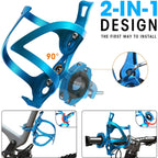 JUNSUNMAY Bike Cup Holder Cages Bicycle Water Bottle Aluminum Alloy Bracket, With Rotation Base, Without Rotation Base