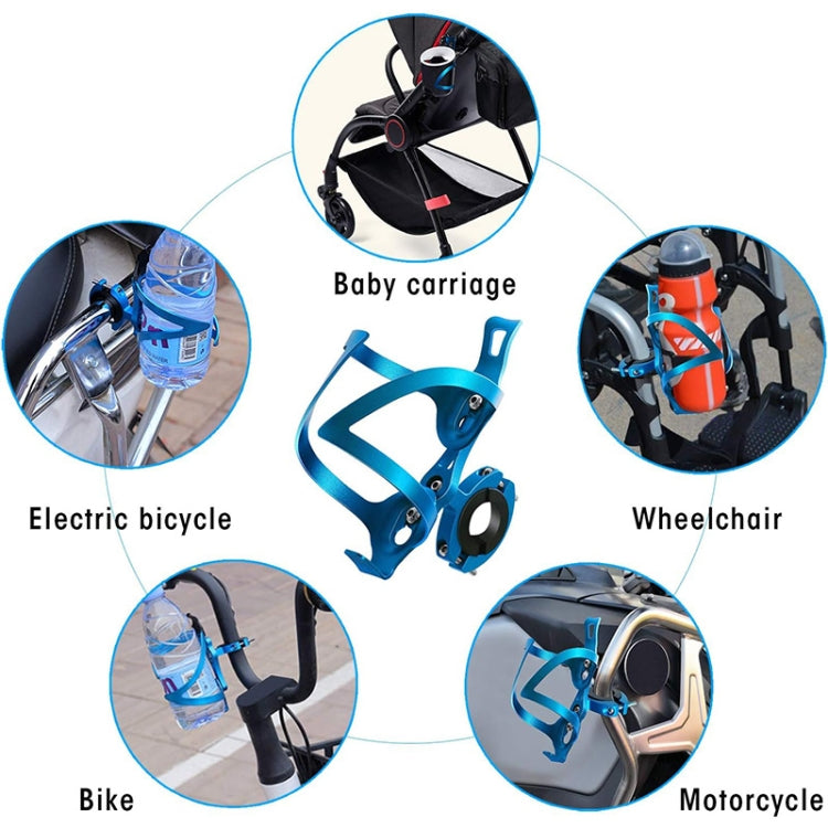 JUNSUNMAY Bike Cup Holder Cages Bicycle Water Bottle Aluminum Alloy Bracket, With Rotation Base, Without Rotation Base
