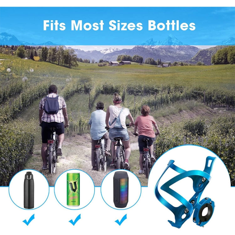 JUNSUNMAY Bike Cup Holder Cages Bicycle Water Bottle Aluminum Alloy Bracket, With Rotation Base, Without Rotation Base