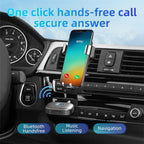 Portable Mini BT 5.3 Receiver Car Audio Adapter Hands-Free AUX Car Bluetooth Receiver, W1