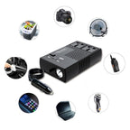 12V to 220V Car High-Power 200W Power Socket Car Charger Cigarette Lighter Car Inverter, 12V to 220V
