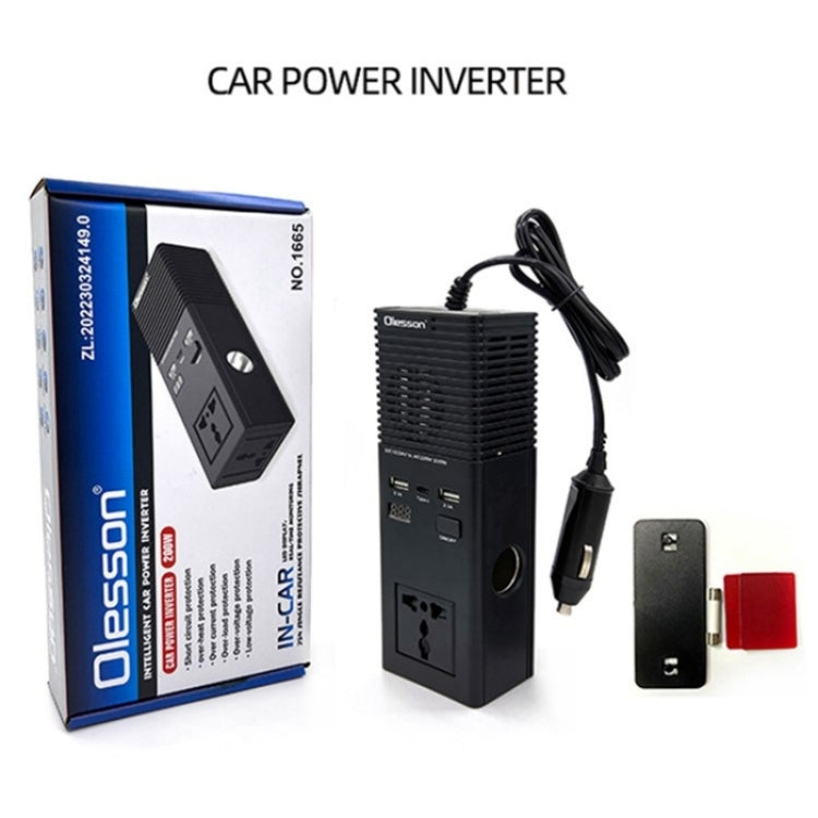 12V to 220V Car Power Inverter 200W Power Socket Car Cigarette Lighter Charger, 12V to 220V 200W