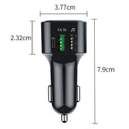 Colorful light Car Hands-free Call Bluetooth Receiver Support U Disk MP3 Player, F10