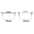 1 Pair 20mm Stainless Steel Metal Watch Band Connector, For Redmi Watch 4