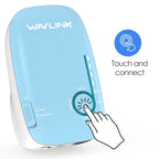 WAVLINK WN576K2 AC1200 Household WiFi Router Network Extender Dual Band Wireless Repeater (Blue), US Plug, UK Plug, EU Plug, AU Plug