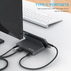 WAVLINK WL-UHP3D01 Portable Type-C Cell Phone Docking Station Multi-Port USB HUB Adapter, UHP3D01