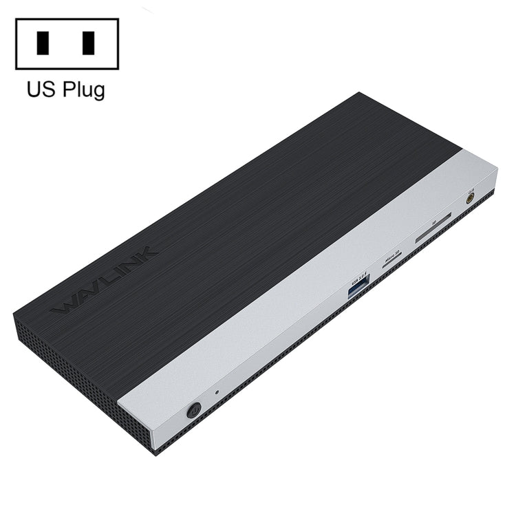 WAVLINK WL-UMD01 USB3.0 Splitter Docking Station Gigabit Ethernet / DP / HD Cable Converter, UMD01