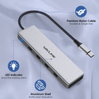 WAVLINK WL-UHP3411 10G Data Transfer Hub 4-in-1 Type-C to 4 USB-C 3.2 Gen2 Ports Adapter, WAVLINK WL-UHP3411